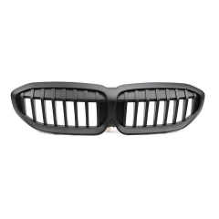 Automotive Matte Black Single Slat Painted Front Bumper Mesh Grille Car Front Grille Fit for BMW Series 3 G20 2018,www.hongyangcorp.com,Automotive Matte Black Single Slat Painted Front Bumper Mesh Grille Car Front Grille Fit for BMW Series 3 G20 2018