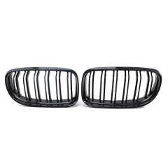 Auto Accessory Carbon Look Dual Slat Front Bumper Mesh Grille Car Front Grille Fit for BMW Series 3 E90 2008-2011