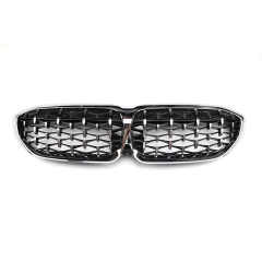Automotive Parts Diamond Sliver Front Bumper Mesh Radiator Grille Car Front Grille Fit for BMW Series 3 G20 2018
