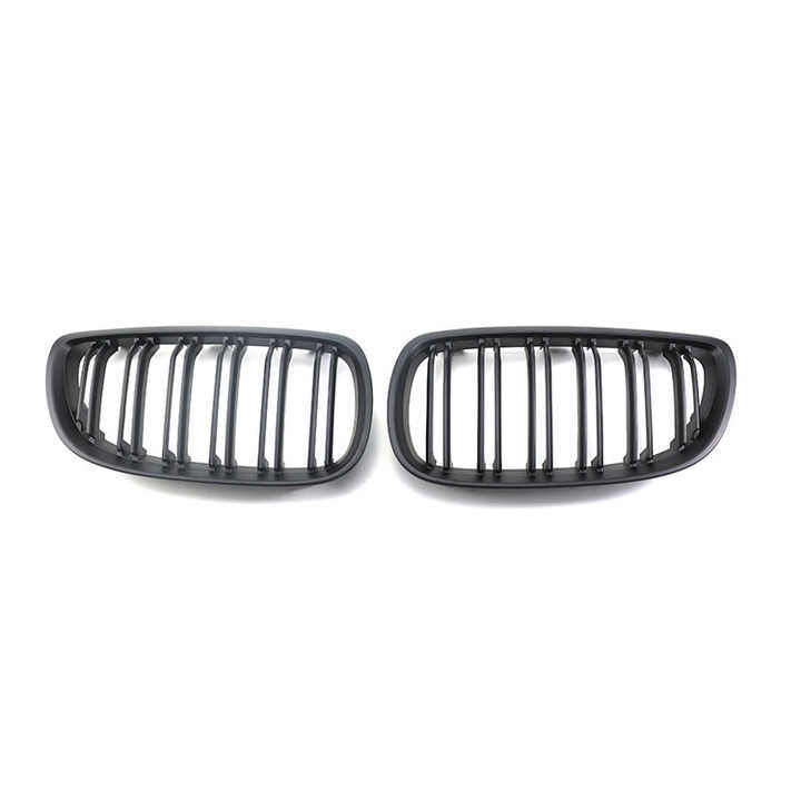 Auto Parts Matte Black Dual Slat Ornaments Front Bumper Mesh Net Grille Car Front Grille Fit for BMW Series 3 E92 2006-2009,www.hongyangcorp.com,Auto Parts Matte Black Dual Slat Ornaments Front Bumper Mesh Net Grille Car Front Grille Fit for BMW Series 3 E92 2006-2009