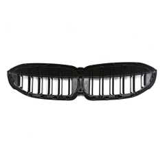Carbon Look Dual Slat Universal Classic Ornaments Front Bumper Mesh Restoration Grille Car Grille Fit for BMW G20 2018