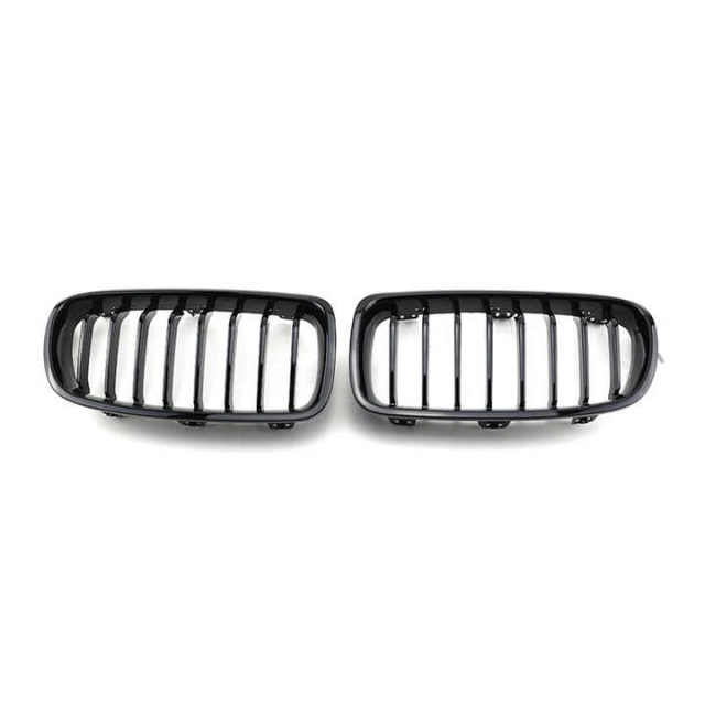 Gloss Black Single Slat Front Bumper Mesh Upgrade Shutter Radiator Grille Car Front Grille Fit for BMW Series 3 F30 2012,www.hongyangcorp.com,Gloss Black Single Slat Front Bumper Mesh Upgrade Shutter Radiator Grille Car Front Grille Fit for BMW Series 3 F30 2012
