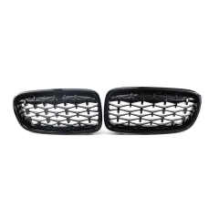 Factory Price Auto Accessories Diamond Black Frame With Black Point Car Front Bumper Grill for BMW 3 Series F30/F35 2012-IN