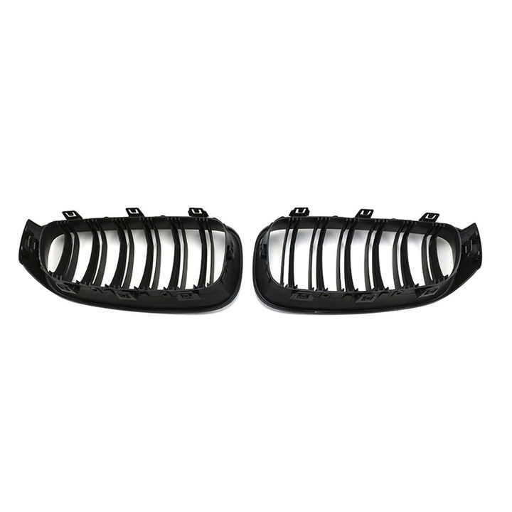 Auto Front Grill Double Line for BMW 3 Series GT F34 Gloss Matte Black Car Spare Parts