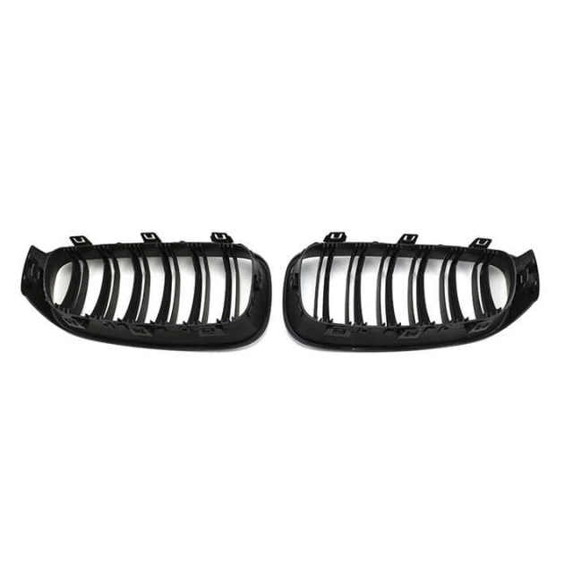 Auto Front Grill Double Line for BMW 3 Series GT F34 Gloss Matte Black Car Spare Parts