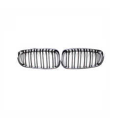 Car Parts Gloss Black Dual Slat Front Bumper Mesh Radiator Grille Cover Car Front Grille Fit for BMW 3Series F34 2012