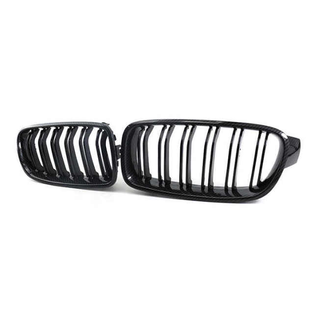 Car Parts Carbon Look Dual Slat Front Bumper Mesh Guard Grille Car Front Grille Fit for BMW Series 3 F30 2012,www.hongyangcorp.com,Car Parts Carbon Look Dual Slat Front Bumper Mesh Guard Grille Car Front Grille Fit for BMW Series 3 F30 2012