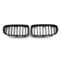 Auto Parts Matte Black Single Slat Inserts Front Bumper Mesh Grille Car Front Grille Fit for BMW Series 3 F30 2012,www.hongyangcorp.com,Auto Parts Matte Black Single Slat Inserts Front Bumper Mesh Grille Car Front Grille Fit for BMW Series 3 F30 2012