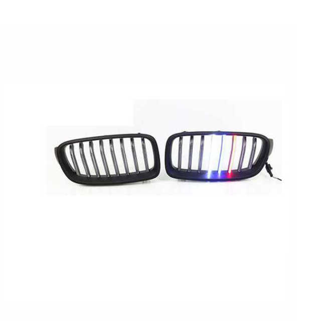 China Factory Manufacture Universal Car Grills Front Bumper Grilles for BMW 3 Series LED Car Body Parts
