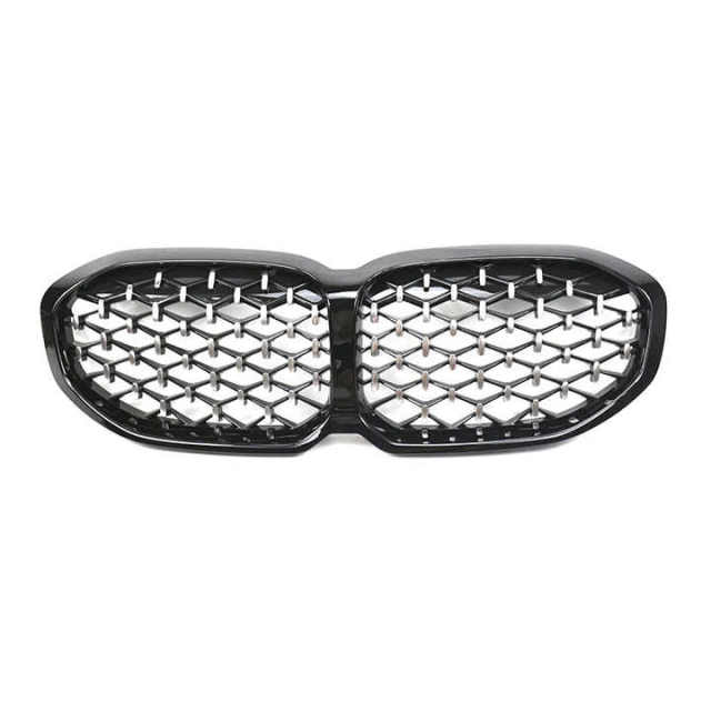 Custom Modification Diamond Half Sliver Guards Front Bumper Mesh Grille Car Front Grille Fit for BMW Series 1 F40 2020,www.hongyangcorp.com,Custom Modification Diamond Half Sliver Guards Front Bumper Mesh Grille Car Front Grille Fit for BMW Series 1 F40 2020