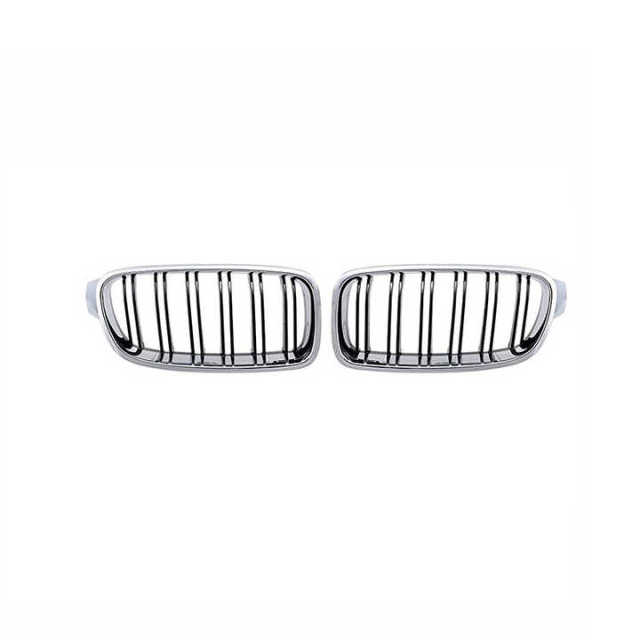 New Model Grill Chrome Black Line Chrome Frame Car Front Bumper Grille for BMW 3 Series F30/F35 2012-IN