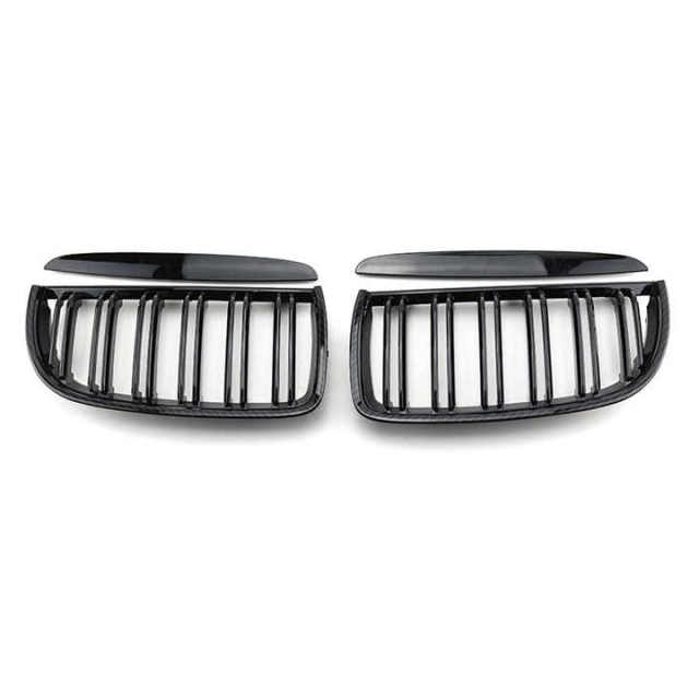 Vehicle Spare Parts Car Exterior Accessories Car Body Parts Bumper Grille Single/Dual Slat for BMW 3 E90 2005-2007 2008-2011
