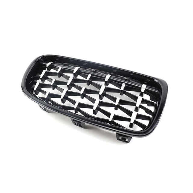 OEM Custom Car Accessories Diamond Black Frame With Chrome Point Front Bumper Mesh Grille for BMW 3 Series F30/F35 2012-IN