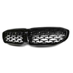 Automotive Parts Manufacturer Diamond Black Front Bumper Mesh Grille Car Front Grille Fit for BMW Series 3 G20 2018,www.hongyangcorp.com,Automotive Parts Manufacturer Diamond Black Front Bumper Mesh Grille Car Front Grille Fit for BMW Series 3 G20 2018