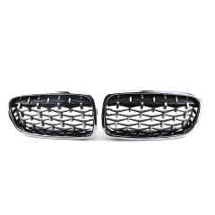 Car Parts OEM Diamond Sliver Front Bumper Mesh Radiator Grille Car Front Grille Fit for BMW 3Series F30 2012