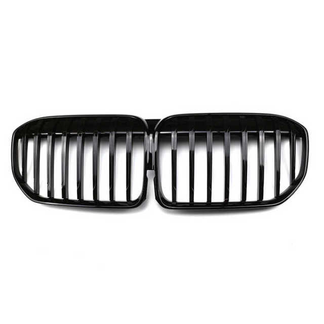 G12 G11 Car Grills Single Slat Gloss Black Car Front Bumper Grille for BMW 7 Series 2016-IN