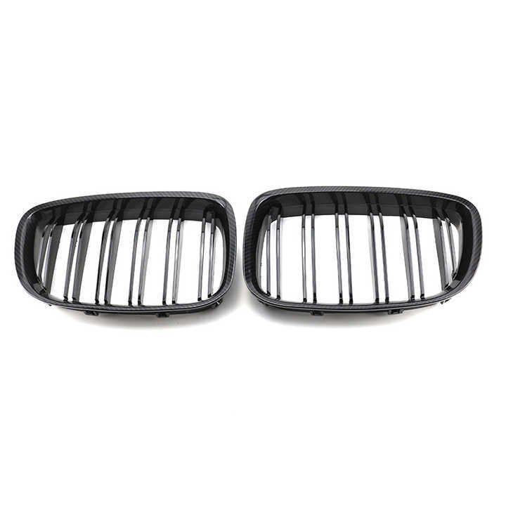 Car Exterior Accessories Car Bumper Grille Double Slat Gloss/Matte Black Carbon Look for BMW 5 Series F07 GT Grille Cover,www.hongyangcorp.com,Car Exterior Accessories Car Bumper Grille Double Slat Gloss/Matte Black Carbon Look for BMW 5 Series F07 GT Grille Cover