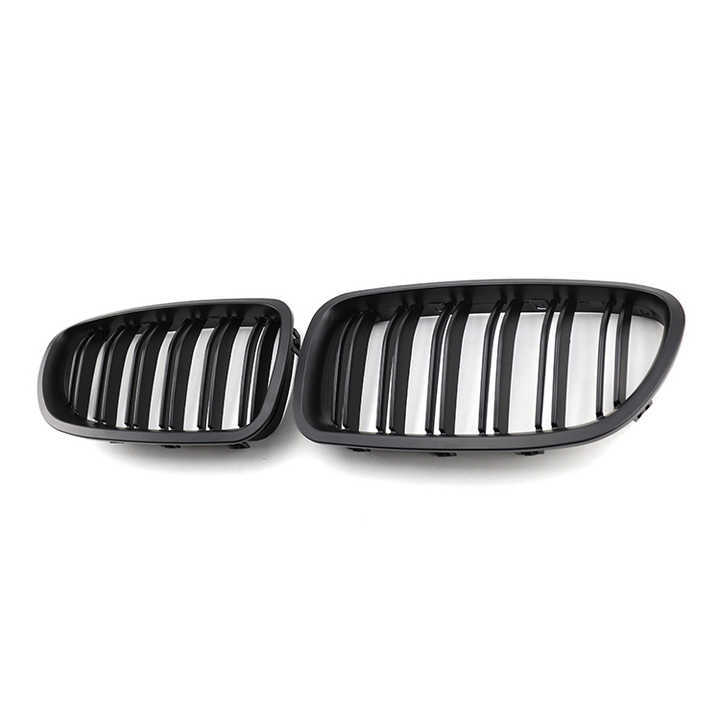Automotive Parts Matte Black Dual Slat Front Bumper Mesh Grille Car Front Grille Fit for BMW 5Series F10 2010-2017,www.hongyangcorp.com,Automotive Parts Matte Black Dual Slat Front Bumper Mesh Grille Car Front Grille Fit for BMW 5Series F10 2010-2017