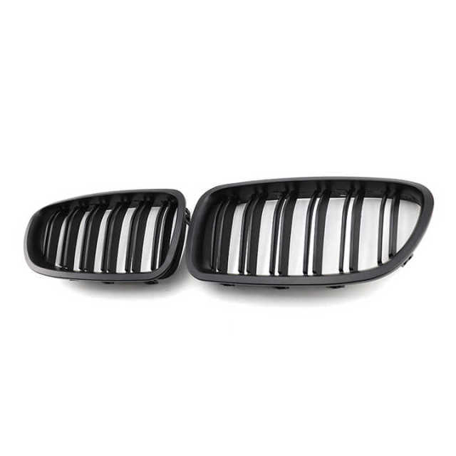 Automotive Parts Matte Black Dual Slat Front Bumper Mesh Grille Car Front Grille Fit for BMW 5Series F10 2010-2017,www.hongyangcorp.com,Automotive Parts Matte Black Dual Slat Front Bumper Mesh Grille Car Front Grille Fit for BMW 5Series F10 2010-2017