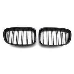 Accessories Car Double Slat Line Glossy Matte Black Mesh Front Car Grille for BMW 5 Series F07 GT 2009-2016,www.hongyangcorp.com,Accessories Car Double Slat Line Glossy Matte Black Mesh Front Car Grille for BMW 5 Series F07 GT 2009-2016