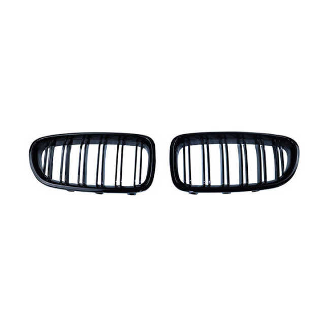 Factory Price Original Parts Double Slat Gloss Black Car Front Bumper Mesh Grille Fit for BMW 5 Series F10 F11 F18 2010-2017