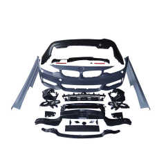 High Quality Hot Sale MT Style Car Bodykit Front Rear Bumper Side Skirts for BMW 4 Series F32 Upgrade MT Body Kit 2013-2020