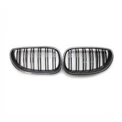 Carbon Look Single Slat Black Aftermarket Front Bumper Mesh Radiator Grille Car Front Grille Fit for BMW E60 2003-2010,www.hongyangcorp.com,Carbon Look Single Slat Black Aftermarket Front Bumper Mesh Radiator Grille Car Front Grille Fit for BMW E60 2003-2010