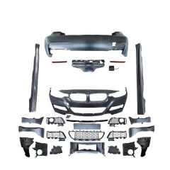MT Style PP Car Body Kit Car Front Bumper Body Kit for BMW 3 SERIES F30 F35 2012-2018 M-Tech Sport Cars Bumper Fender Side Skirt