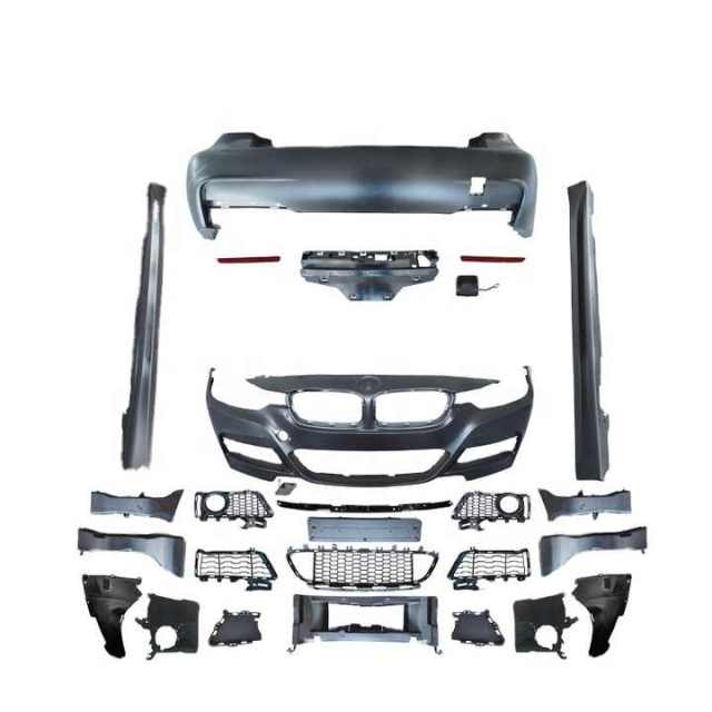 MT Style PP Car Body Kit Car Front Bumper Body Kit for BMW 3 SERIES F30 F35 2012-2018 M-Tech Sport Cars Bumper Fender Side Skirt