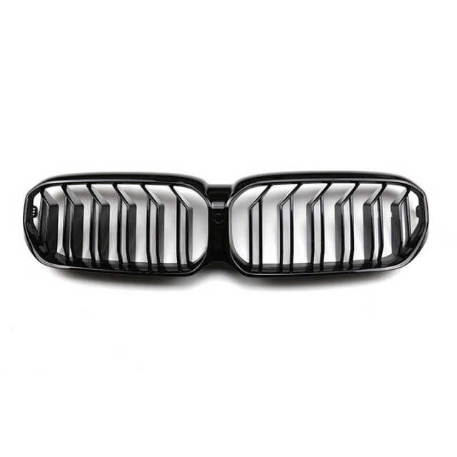 High Quality Double Slat Gloss Black Grille  for BMW 5 Series G30 G38 2018-2020