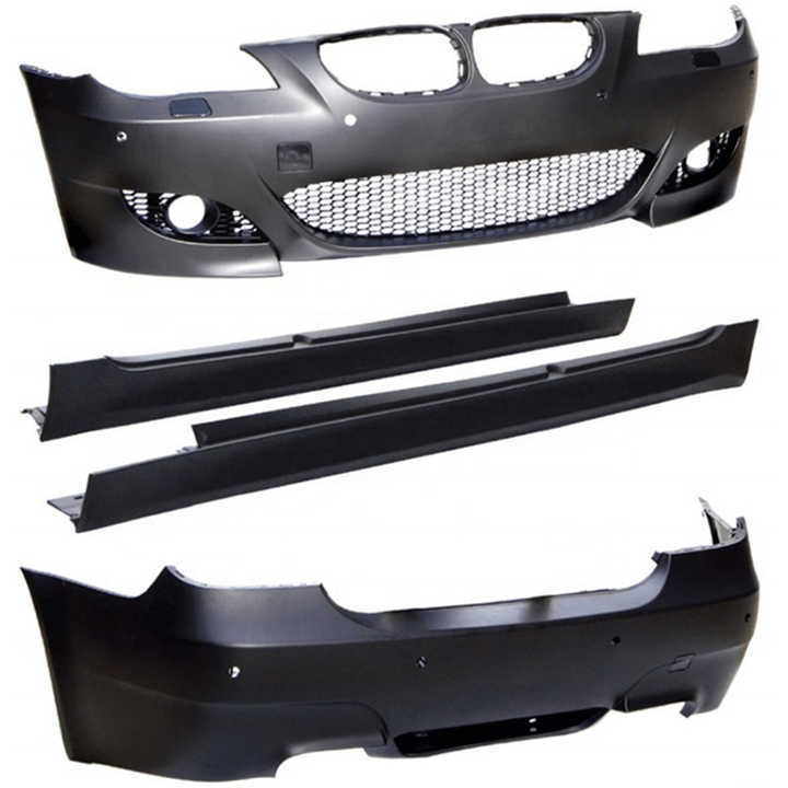 PP Material M5 Style Car Side Skirts Front Rear Car Bumper for BMW 5 Series E60 2003-2010 Body Kit for Cars