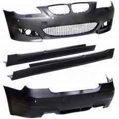 PP Material M5 Style Car Side Skirts Front Rear Car Bumper for BMW 5 Series E60 2003-2010 Body Kit for Cars