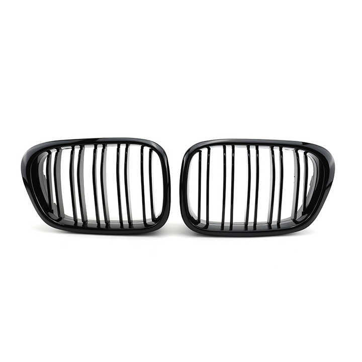 Factory Directly Replacement Car Accessories Front Bumper Grille for BMW 5 Series E39 Double Slat Gloss Black