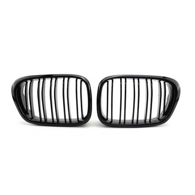 Factory Directly Replacement Car Accessories Front Bumper Grille for BMW 5 Series E39 Double Slat Gloss Black