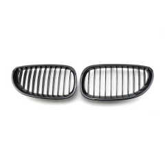 Chinese Automotive Gloss Black Single Slat Front Bumper Mesh Assy Radiator Grille Car Grille Fit for BMW E60 2003-2010