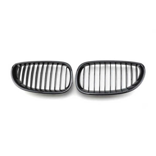 Chinese Automotive Gloss Black Single Slat Front Bumper Mesh Assy Radiator Grille Car Grille Fit for BMW E60 2003-2010