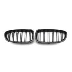 ABS Dual Slat Matte Black Car Front Grille for BMW 5 Series F10 F11 F18 2010-2017,www.hongyangcorp.com,ABS Dual Slat Matte Black Car Front Grille for BMW 5 Series F10 F11 F18 2010-2017
