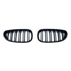 Auto Parts Gloss Black Dual Slat OEM Universal Front Bumper Mesh Grille Car Front Grille Fit for BMW Series 5 E60 2003-2010,www.hongyangcorp.com,Auto Parts Gloss Black Dual Slat OEM Universal Front Bumper Mesh Grille Car Front Grille Fit for BMW Series 5 E60 2003-2010