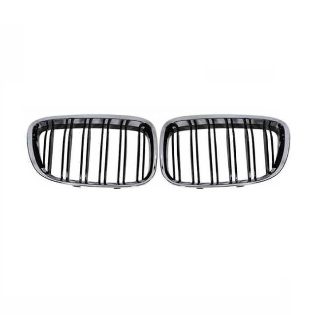 Factory Price Auto Part Chrome/M Color Double Line Car Front Mesh Grille for BMW 5 Series F07 GT 2009-2016,www.hongyangcorp.com,Factory Price Auto Part Chrome/M Color Double Line Car Front Mesh Grille for BMW 5 Series F07 GT 2009-2016