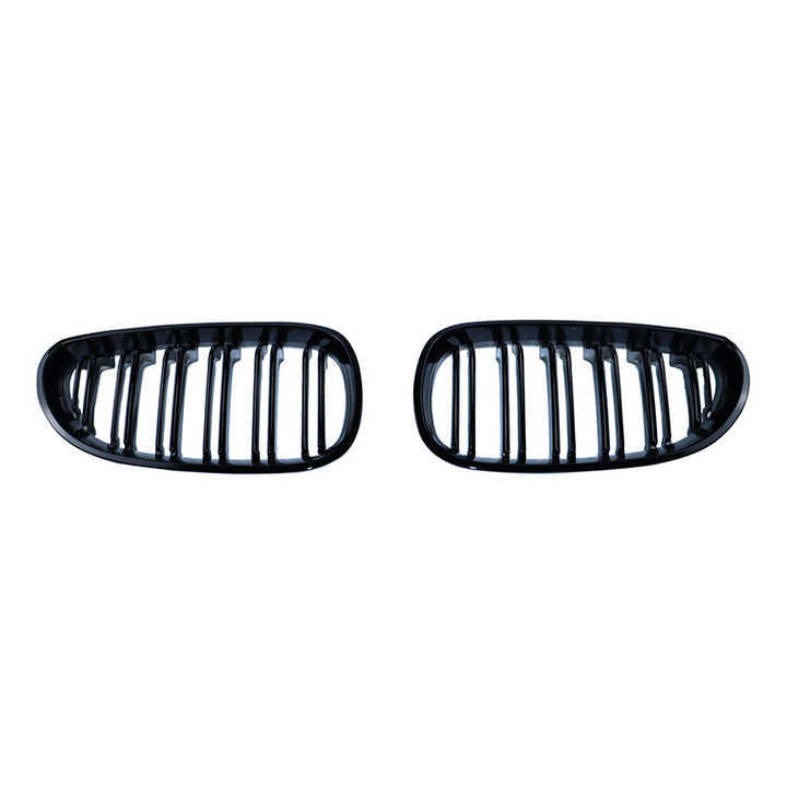Spare Parts Classic Style Auto Front Bumper Car Grill for BMW 5 Series E60 Double Slat Glossy Black 2003-2010 Easy Installation,www.hongyangcorp.com,Spare Parts Classic Style Auto Front Bumper Car Grill for BMW 5 Series E60 Double Slat Glossy Black 2003-2010 Easy Installation