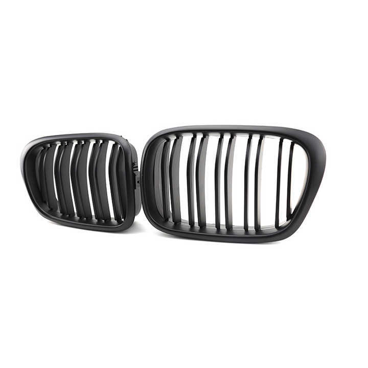 China Double Slat Matte Black  Grille for BMW Interior 5 Series E39 2002-2004