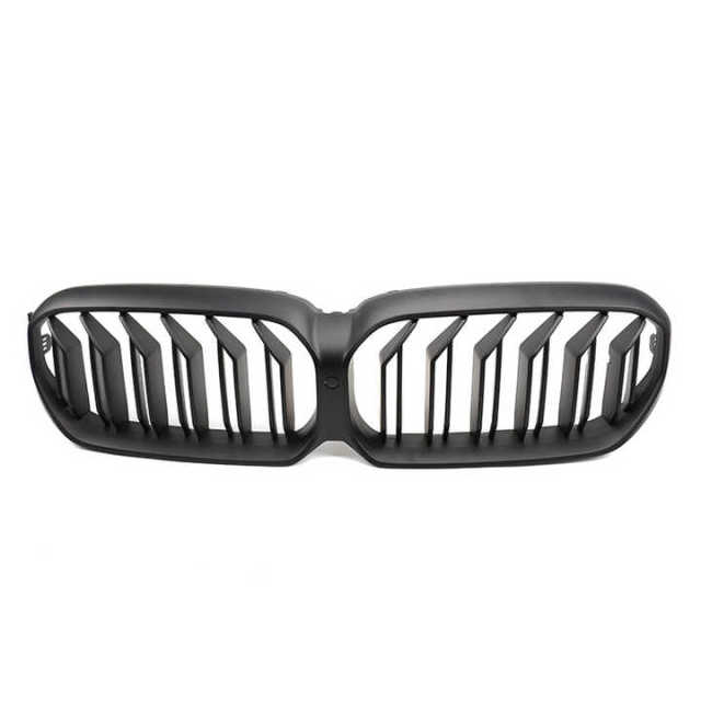 China Matte Black Dual Slat Decorative Front Bumper Mesh Radiator Grille Car Front Grille Fit for BMW Series 5 G30 2020,www.hongyangcorp.com,China Matte Black Dual Slat Decorative Front Bumper Mesh Radiator Grille Car Front Grille Fit for BMW Series 5 G30 2020