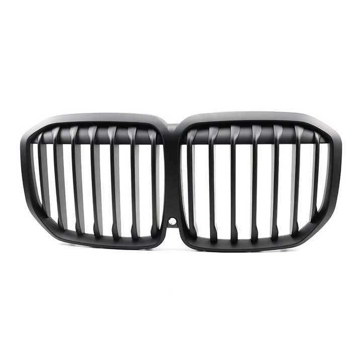Automotive Gloss Black Single Slat Front Bumper Mesh Guard Grille Car Front Grille for BMW Series X7 G07 2019,www.hongyangcorp.com,Automotive Gloss Black Single Slat Front Bumper Mesh Guard Grille Car Front Grille for BMW Series X7 G07 2019