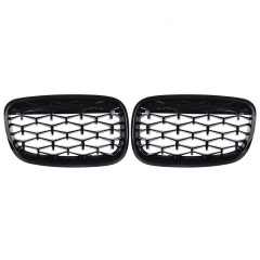 Car Body Kits Diamond Black Front Bumper Mesh Radiator Grille Car Front Grille Fit for BMW Series X5 E70 2008-2014,www.hongyangcorp.com,Car Body Kits Diamond Black Front Bumper Mesh Radiator Grille Car Front Grille Fit for BMW Series X5 E70 2008-2014
