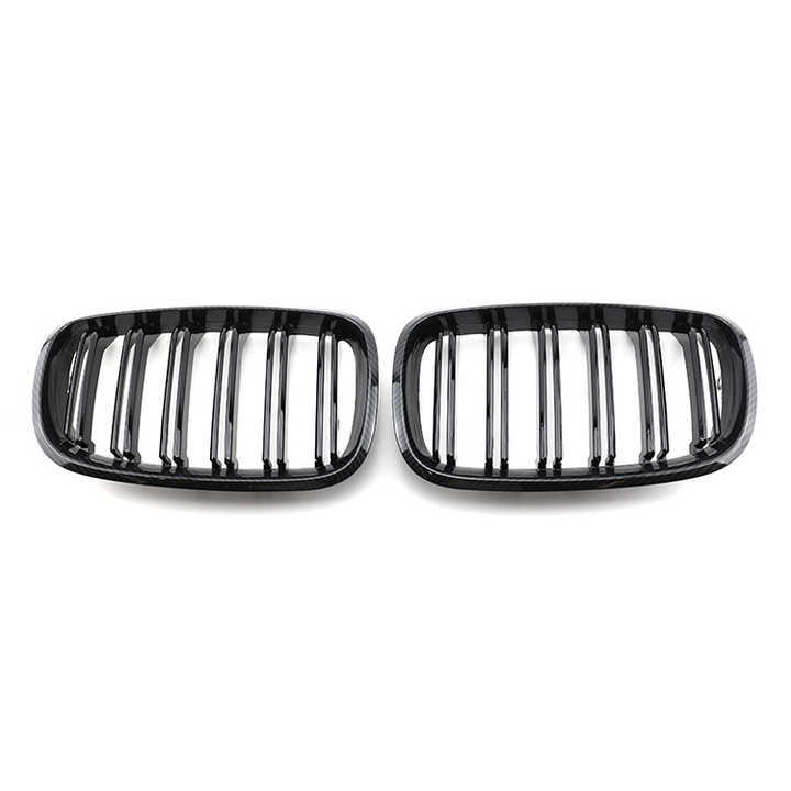 Car Accessories From China Double Slat Carbon Look Grille for BMW X5X6 Series E70 2008-2014,www.hongyangcorp.com,Car Accessories From China Double Slat Carbon Look Grille for BMW X5X6 Series E70 2008-2014