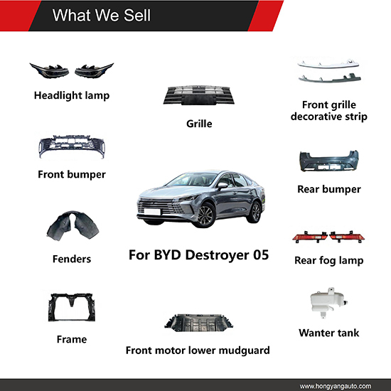 Auto Parts Car Front Bumper Trim Piece for BYD Destroyer 05 Resonator Assembly OE:HA2HK-2803113/HA2HK-2803114/T472-1109050,www.hongyangcorp.com,Auto Parts Car Front Bumper Trim Piece for BYD Destroyer 05 Resonator Assembly OE:HA2HK-2803113/HA2HK-2803114/T472-1109050