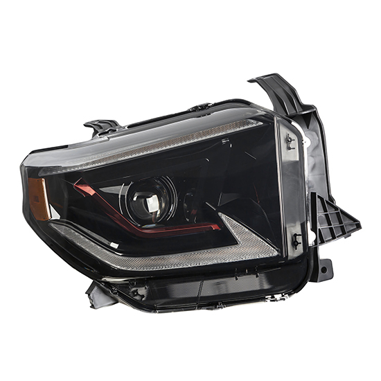 Auto Parts Car Front Headlights1 LED Lens White Day Light Yellow Turn signal Lamp for Toyota Tundra 2014-2018,www.hongyangcorp.com,Auto Parts Car Front Headlights1 LED Lens White Day Light Yellow Turn signal Lamp for Toyota Tundra 2014-2018