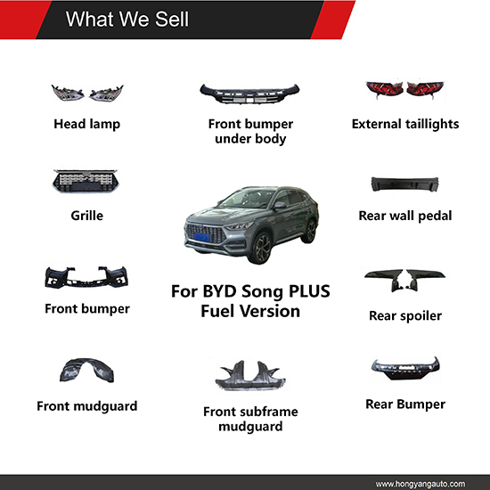 Auto Parts Car Front and Rear Bumper air Intake Trim Plate for BYD Song PLUS Fuel Version  OE:SA3F-2803121A,SA3F-2804115,www.hongyangcorp.com,Auto Parts Car Front and Rear Bumper air Intake Trim Plate for BYD Song PLUS Fuel Version  OE:SA3F-2803121A,SA3F-2804115
