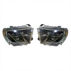 Auto Parts 3 LED Lens Head Lamp Headlights Smoke Plated Decorative Frame for Toyota Tundra 2014-2018,www.hongyangcorp.com,Auto Parts 3 LED Lens Head Lamp Headlights Smoke Plated Decorative Frame for Toyota Tundra 2014-2018