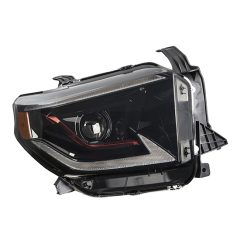 Auto Parts Car Front Headlights1 LED Lens White Day Light Yellow Turn signal Lamp for Toyota Tundra 2014-2018,www.hongyangcorp.com,Auto Parts Car Front Headlights1 LED Lens White Day Light Yellow Turn signal Lamp for Toyota Tundra 2014-2018